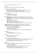 Financial Accounting Theory samenvatting