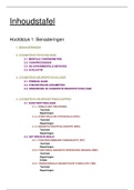 Pyschologische Functieleer 1: Inhoudstafel