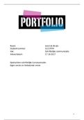 Portfolio Schriftelijke communicatie