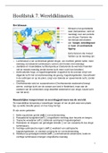 Hoofdstuk 7. Wereldklimaten.