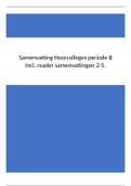 Samenvatting HC wonen incl samenvatting reader B2-5