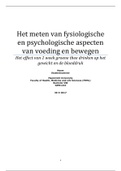 Onderzoek training meten van voeding en bewegen +poster +onderzoeksplan (GZW1024)