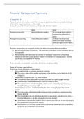 Summary Accounting Principles Chapter 1,2,8,10 & 11