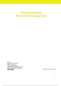 Moduleopdracht NCOI Personeelsmanagement - cijfer 7.5 - 2016