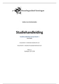 Studiehandleiding SOR 1: Arbeidsrecht 