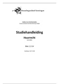 Studiehandleiding Huurrecht