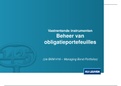 3) Beleggingsleer - beheer van obligatieportefeuilles