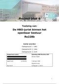 Project blok 6: De HBO-jurist binnen het openbaar bestuur