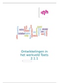 2.1.1 Ontwikkelingen in het werkveld, signaleren en netwerken