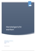 Herstelgericht Werken GGZ minor Inholland Alkmaar CIJFER: 9. 2018