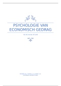 Psychologie van economisch gedrag H2 t/m H8
