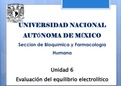 Evaluación del equilibrio electrolítico