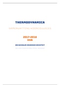 Samenvatting Thermodynamica 