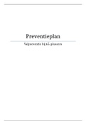 Preventieplan: Valpreventie ouderen (65-plussers)