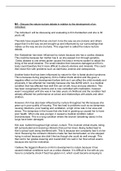 M1 discuss the nature-nurture debate in relation to the development of an individual & D1 evaluate how natureand nurture may affect the physical, intellectual, emotional and social development of two stages of the development of anindividual