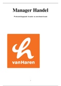 Branche werkstuk Van Haren