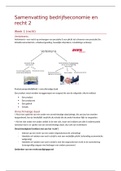 Samenvatting bedrijfseconomie en recht 2 