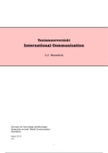 Tentamenoverzicht (hoorcolleges   extra info) International Communication, Hamelink