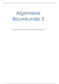 Samenvatting algemene bouwkunde 5 2018/2018