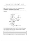 Summary for Method Engineering Exam Part 2