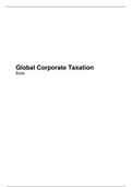 Global Corporate Taxation - Boek