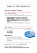 Corporate Communicatie Management (CCM) samenvatting HEM2