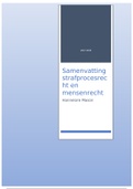 SAMENVATTING_STRAFPROCESRECHT EN MENSENRECHTEN_HANNELORE MASON