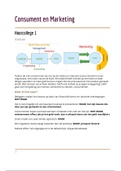 Volledige Nederlands uitgewerkte hoorcolleges Consument en Marketing