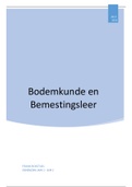 ALLES van Bodemkunde en bemestingsleer