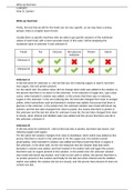 Write up food test P1 level 3 BTEC science  Unit 4 Assignment 1 - Identifying unknown substances & concentrations