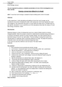 M4 Task 2 level 3 BTEC science Unit 4 Assignment 2 - Identifying unknown substances & concentrations