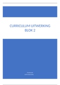 Curriculum blok 2 uitgewerkt