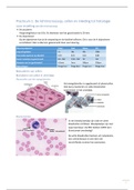 Samenvatting Practicum 1-8 Histologie