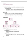 Extensive lecture notes Moral Development, Delinquency and Treatment 