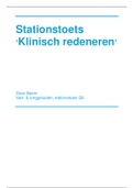 Samenvatting - Stationstoets: Klinisch redeneren