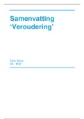 Samenvatting - Veroudering