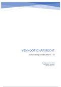 vennootschapsrecht 1