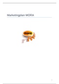 Marketingplan Mora cijfer 8,5