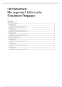 MIS (Management en Informatie Systemen) oefentoetsen periode 1.3 kennis 1.3 HTRO/ TM 