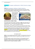 Samenvatting Barron's E-Z American History chapters 2 till 16