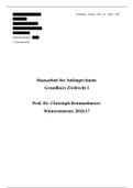 Hausarbeit für Anfänger (Zivilrecht) - 14 Punkte