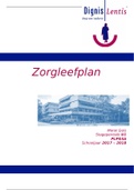 Zorgleefplan U1 stage dementie