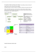 Samenvatting Occupational health engels en nederlands