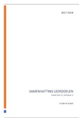 Samenvatting leerdoelen adviseren aan derden kwartaal 4 jaar 1