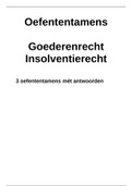 3 oefententamens goederenrecht & insolventierecht K8