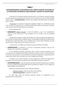 Tema 7: Antropobiocenosis: características del hábitat humano. Evolución de la interacción artrópodos-seres humanos. Concepto de sinantropía