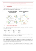 Natural Selection 2: Population Genetics