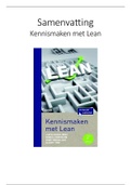 Samenvatting Kennismaken met Lean