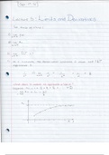 Limits and Derivatives III - Limits and Infinite Series