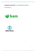 Vergelijking Bam Groep NV met Ballast Nedam